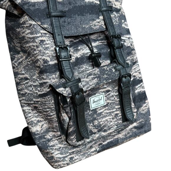 Herschel Little America Mid Backpack Adjustable Drawcord Ash Rose Desert 17L main image 8